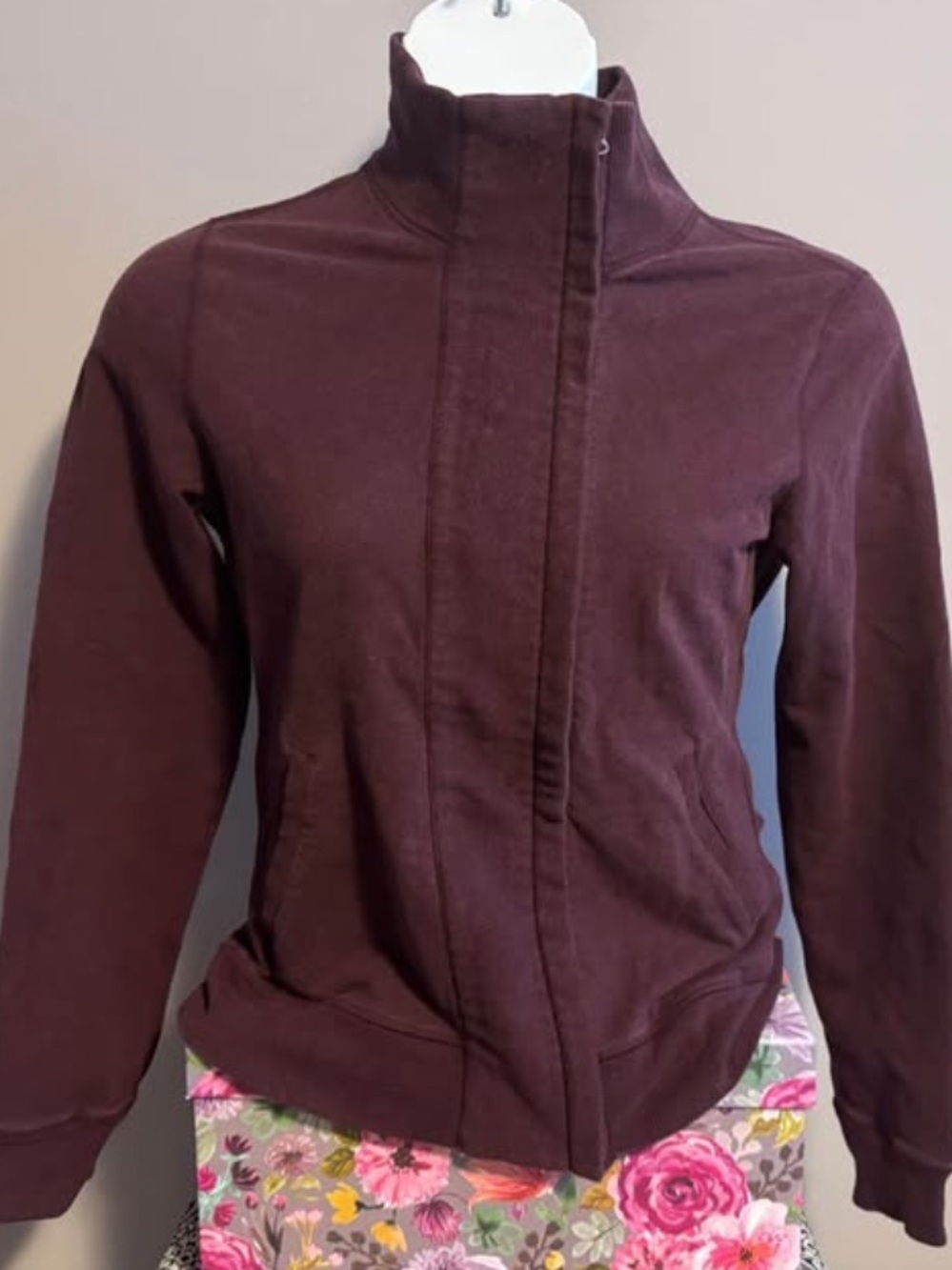 Lululemon Zip Up Sweater - Burgundy